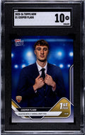 Graded 2025 Topps Now Cooper Flagg #D1 Draft Rookie RC Basketball Card SGC 10 Gem Mint
