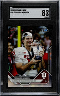 Graded 2025 Topps Bowman U Now Fernando Mendoza #58 Rookie RC Football Card SGC 8 Near Mint