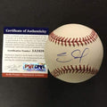 Autographed/Signed Pablo Sandoval Kung Fu Panda Rawlings Official Major League ROML Baseball PSA/DNA COA