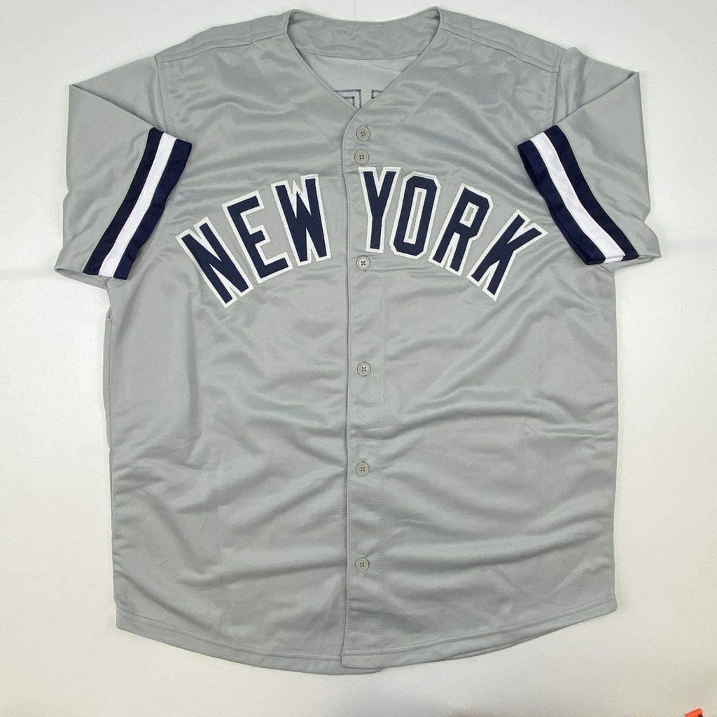 Autographed/Signed Gary Sheffield New York Grey Baseball Jersey PSA/DNA COA
