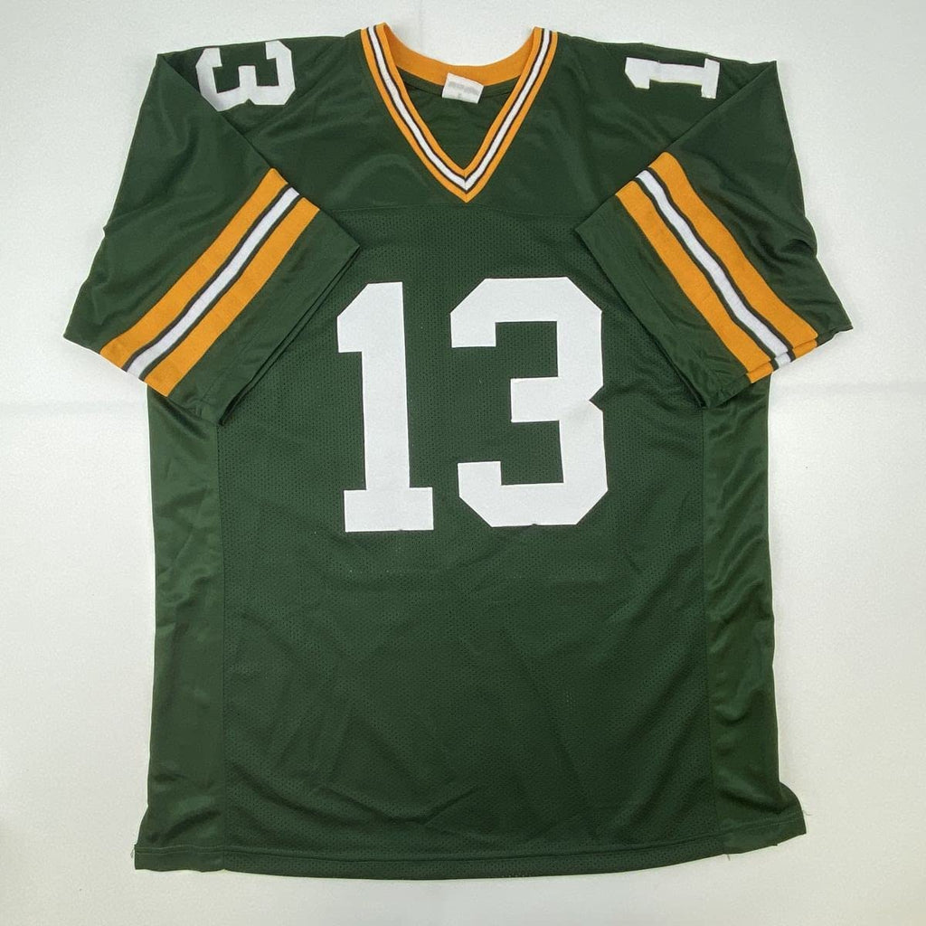 Autographed/Signed Allen Lazard Green Bay Green Football Jersey JSA COA