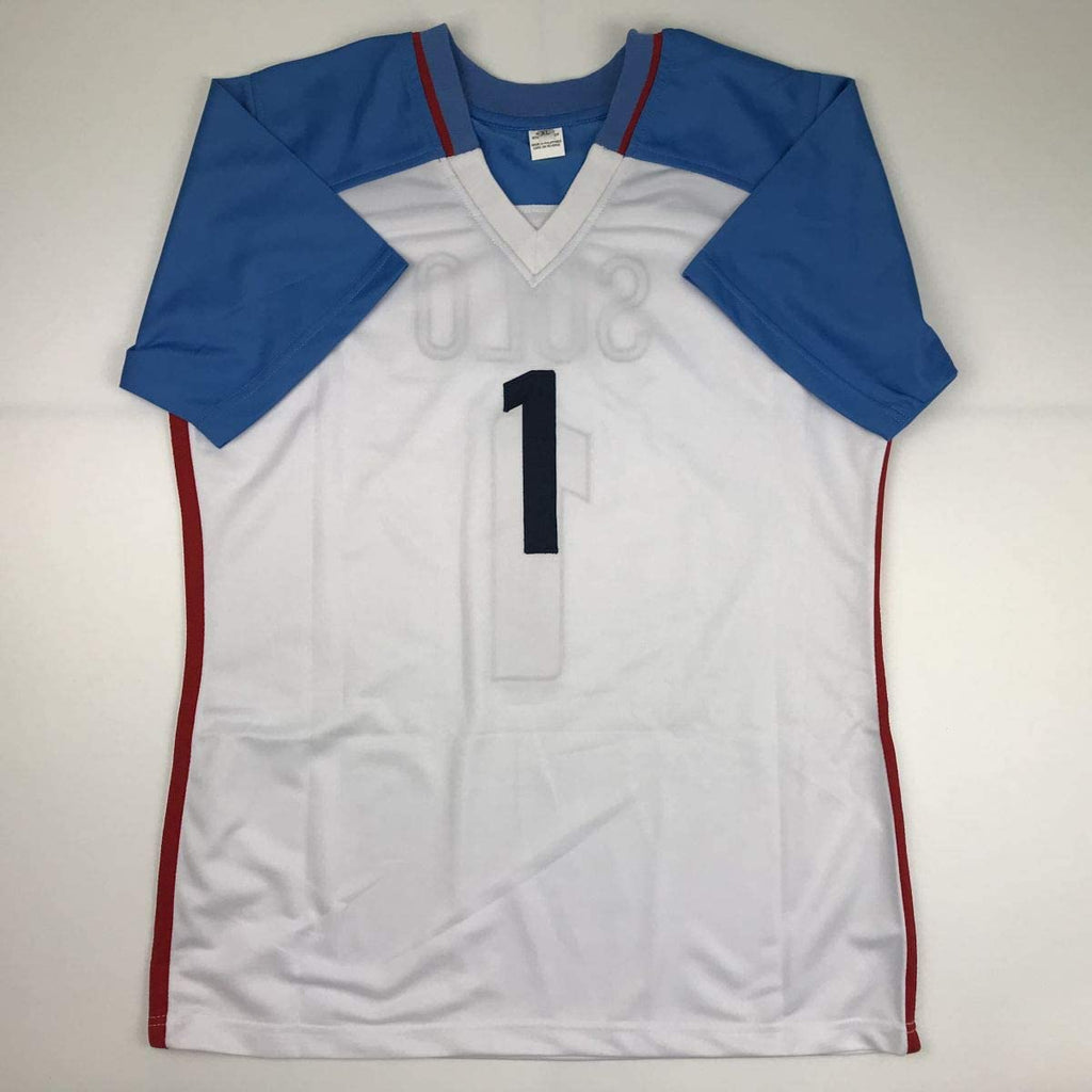 Autographed/Signed Hope Solo White Soccer Team USA World Cup Jersey JSA COA