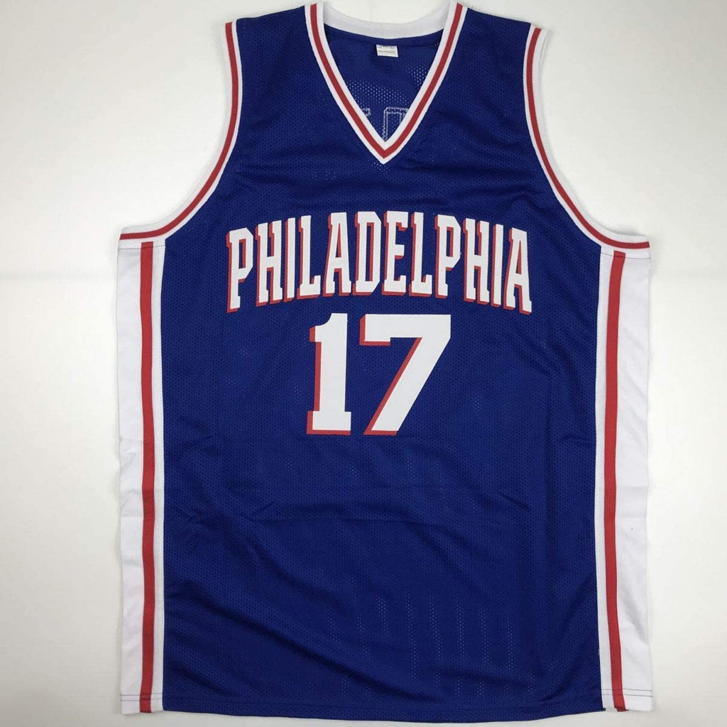 Autographed/Signed JJ J.J. Redick Philadelphia Blue Basketball Jersey JSA COA