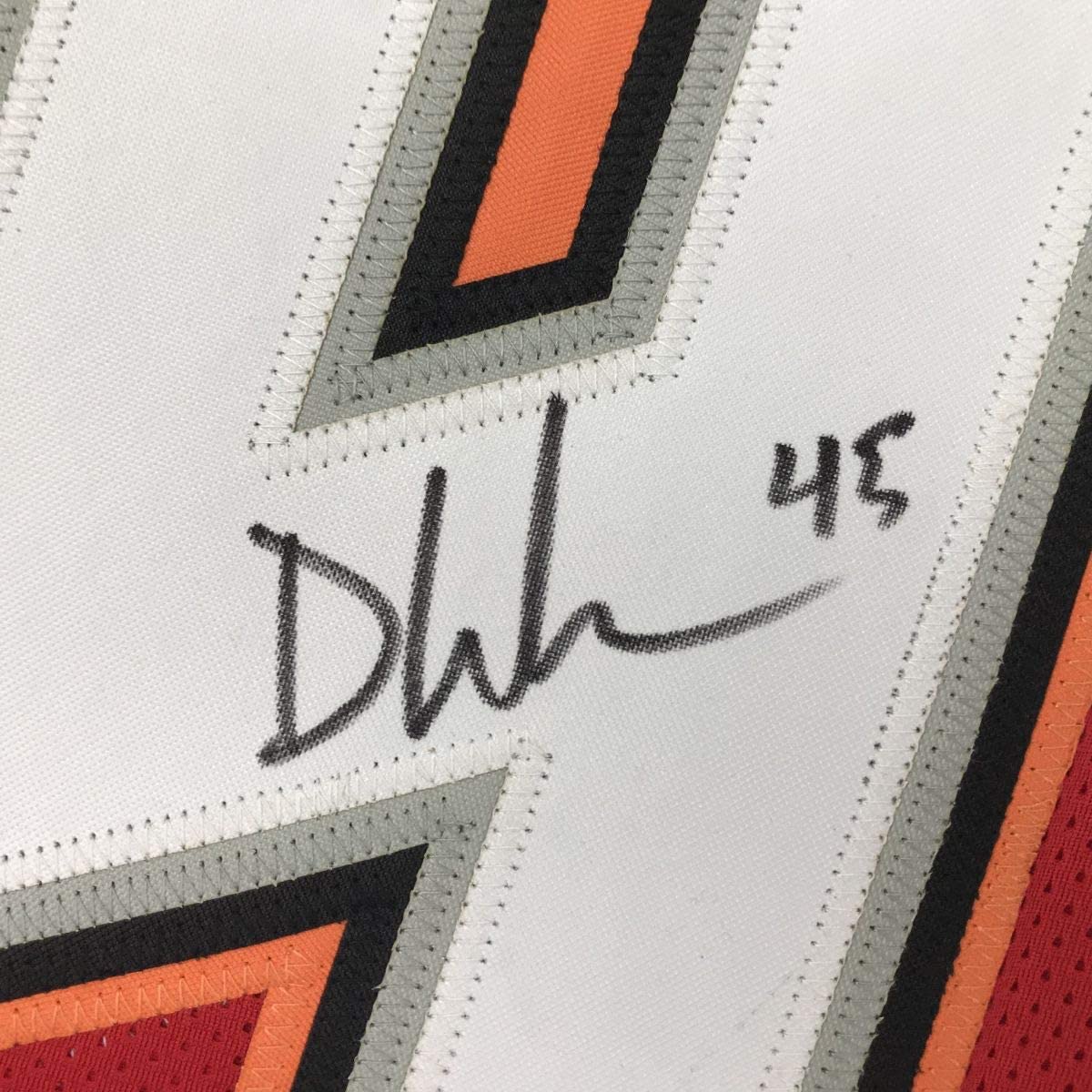 Autographed/Signed Devin White Tampa Bay Red Football Jersey JSA COA