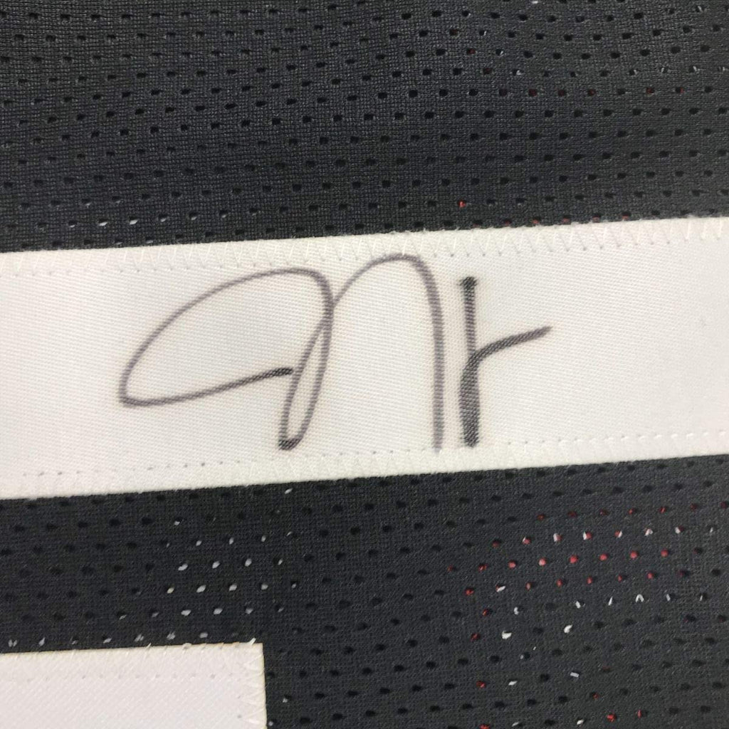 Autographed/Signed James Harden Houston Black Basketball Jersey Beckett BAS COA