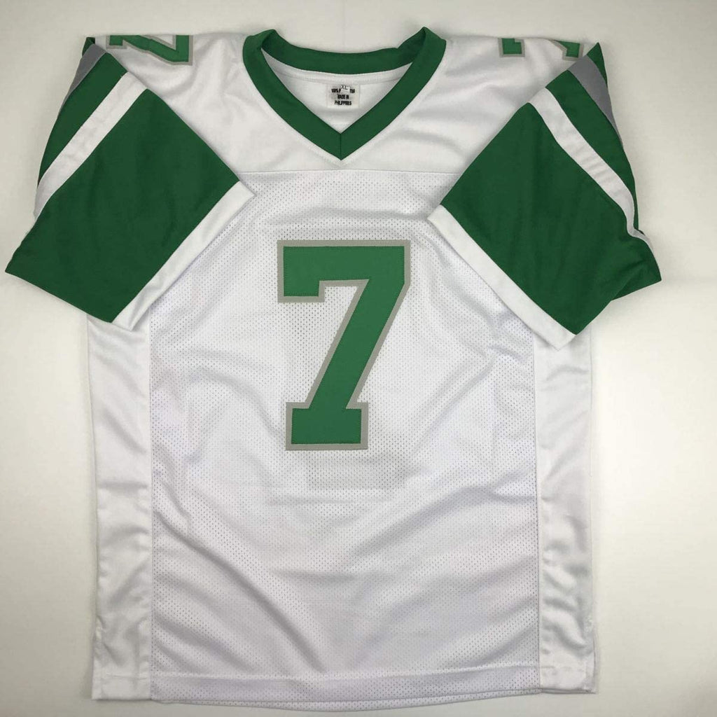 Autographed/Signed Ron Jaworski Philadelphia White Football Jersey JSA COA