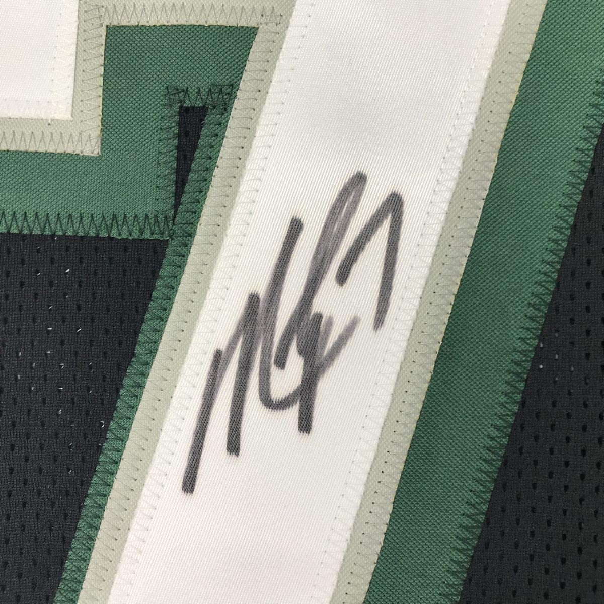 Autographed/Signed Michael Mike Vick Philadelphia Black Football Jersey PSA/DNA COA