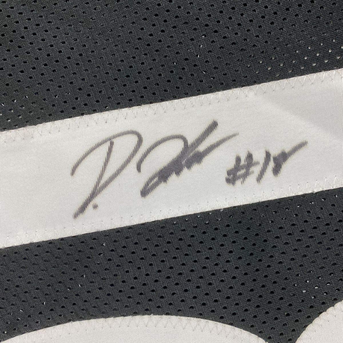 Autographed/Signed Diontae Johnson Pittsburgh Black Football Jersey JSA COA