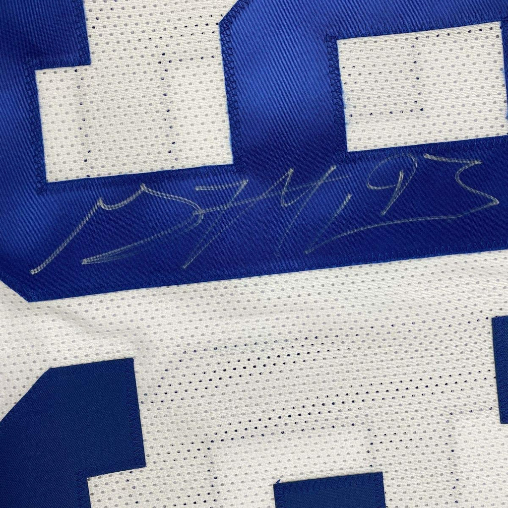 Autographed/Signed Gerald McCoy Dallas White Football Jersey PSA/DNA COA