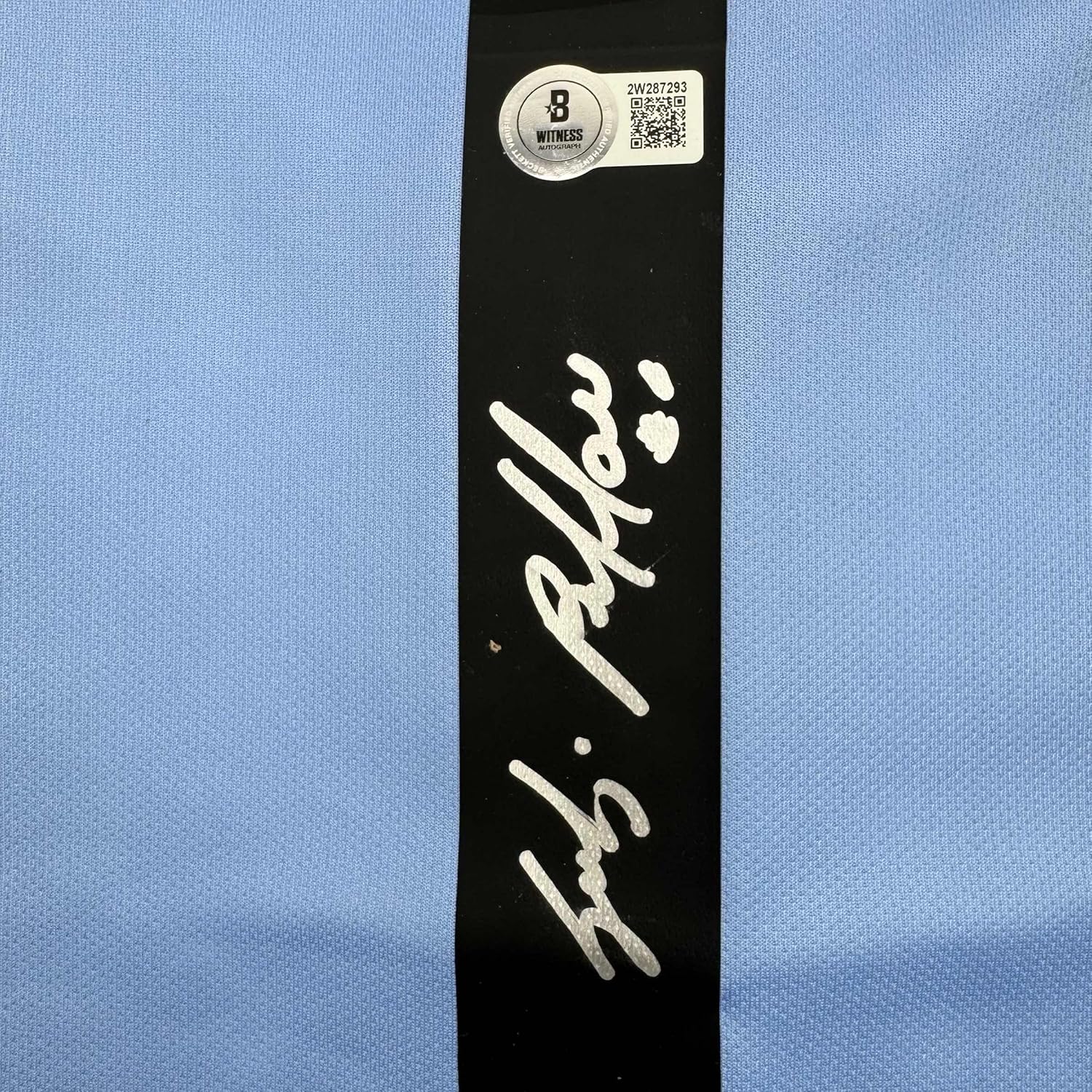 Framed Autographed/Signed Gianluigi Buffon 35x39 Juventus Blue Soccer Jersey Beckett BAS COA