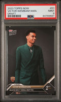 Graded 2023 Topps Now Victor Wembanyama #D1 Draft Rookie RC Basketball Card PSA 9 Mint
