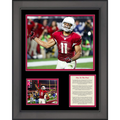 Framed  Fitz To The Post  Larry Fitzgerald 2015 Playoffs Catch vs Packers Arizona Cardinals Football 11"x14" Three Photo Collage