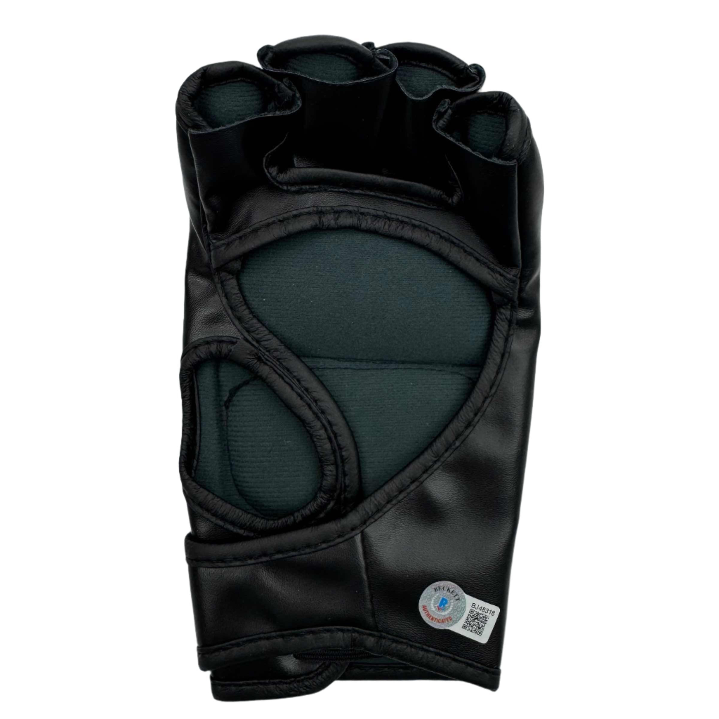 Autographed/Signed Conor McGregor UFC MMA Black Fighting Glove Beckett BAS COA Auto