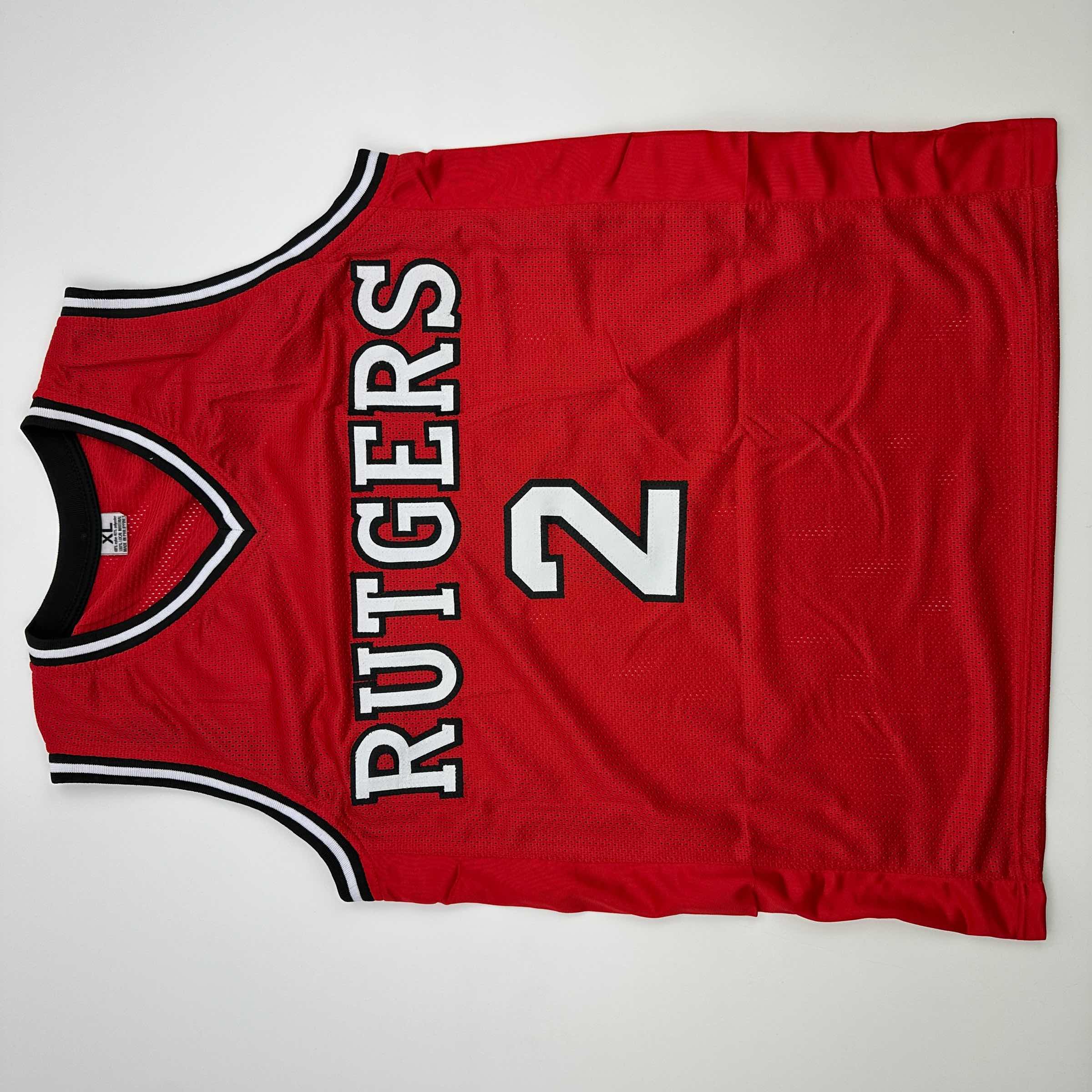 Autographed/Signed Dylan Harper Rutgers Red College Basketball Jersey JSA COA
