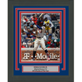 Framed Autographed/Signed Ronald Acuna Jr. Atlanta Braves 16x20 Baseball Photo JSA COA #9